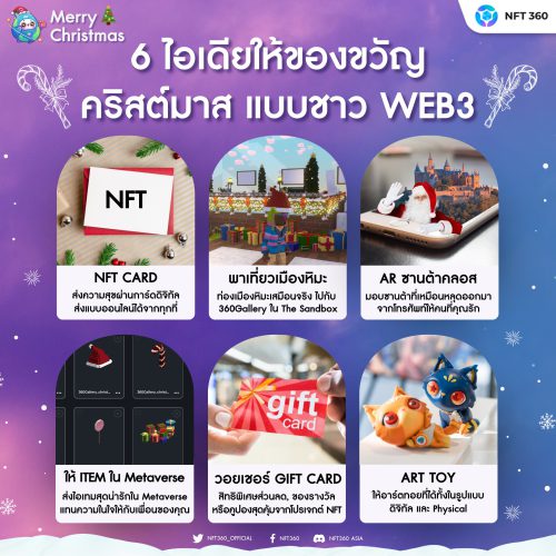 แจกไอเดียของขวัญวันคริสต์มาสฉบับ Web3